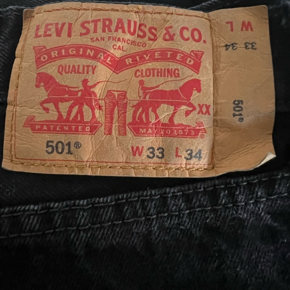 Levi's Men's Black Jeans